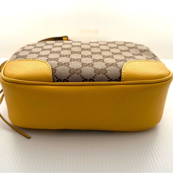 Gucci Bree Ebony Canvas/Buttercream Leather Crossbody - Picture 7 of 10